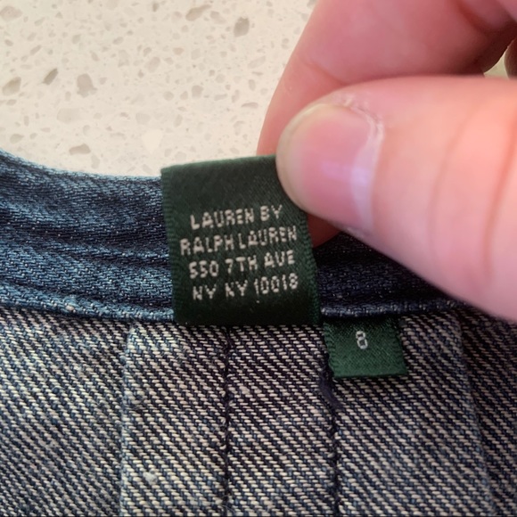 Lauren by Ralph Lauren jean skirt - 8 - Picture 3 of 3